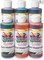 Liquid Watercolor Paint, 6 Vivid Colors, 8-oz Flip-Top Bottles, for All Watercolor Painting, Use to Tint Slime, Clay, Glue, Shaving Cream, Non-Toxic. Pack of 6.